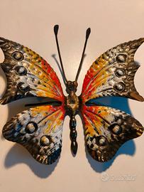 Farfalla 🦋  in ferro battuto dipinta a mano