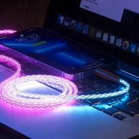 Cavo USB Luminoso Type C Cellulare RGB Fast Charge