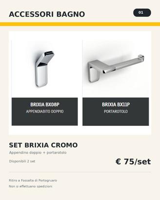 ACCESSORI BAGNO NUOVI DA ESPOSIZIONE