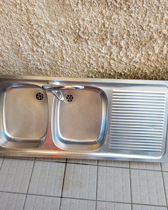 Lavandino da cucina doppia vasca congocciolatoglio