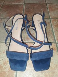 Pollini scarpe tacco blu