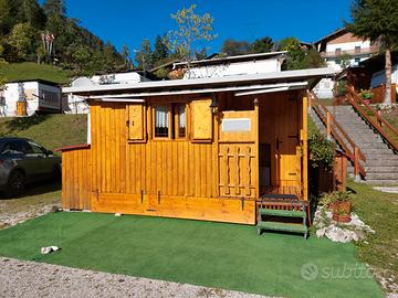 Roulotte Stanziale Sun Caravan con preingresso