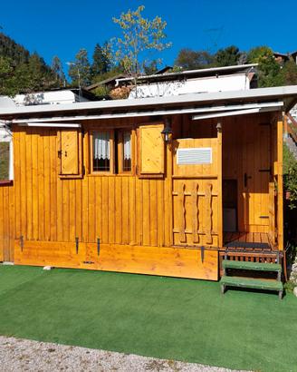 Roulotte Stanziale Sun Caravan con preingresso