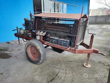 Gruppo motopompa Caprari artigianale carrellato