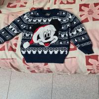 Maglione Topolino natalizio