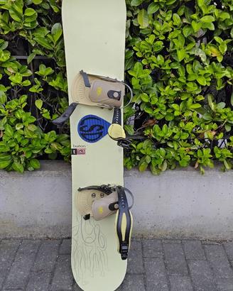 snowboard Burton con attacchi Drake (151cm)