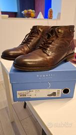 stivaletto/anfibio bugatti pelle marrone