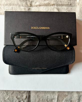 Dolce & Gabbana Montatura occhiali neri vintage