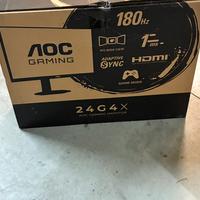 Monitor AOC 24G4X 24” 180hz IPS- SCHERMO ROTTO