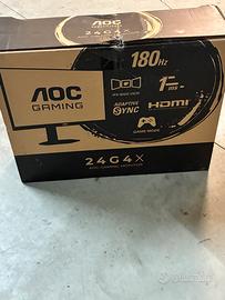 Monitor AOC 24G4X 24” 180hz IPS- SCHERMO ROTTO