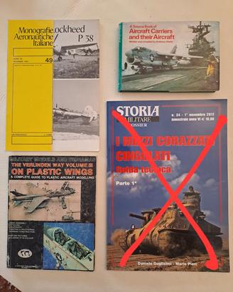 Lotto pubblicazioni Modellismo e Mezzi Militari