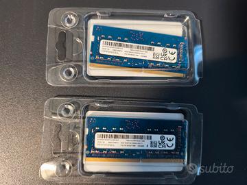2 moduli Ram 8 GB DDR4 3200 Totale 16 GB 