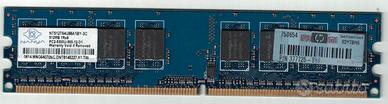 RAM PC2-5300U-555-2-D1 512 mb