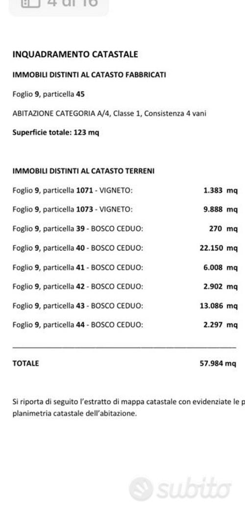 Terreno con rudere Montenovo - Vista 3