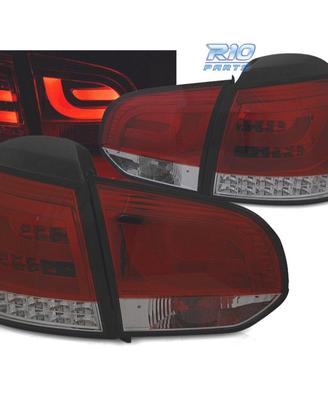FANALI VOLKSWAGEN VW GOLF 6 08-12 BAR LED ROSSO FU