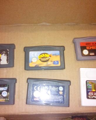 lotto cartucce Nintendo Gameboy Advance 