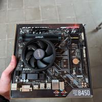 Scheda madre  Gigabyte + processore Ryzen 5 3600x