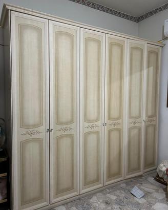 Armadio 3 vani beige fantasia