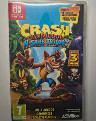 vivideo game :Crash Bandicoot gioco della Nintendo