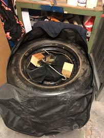 Ruotino crick e borsa portaruota