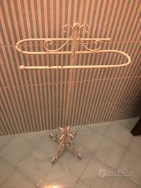 Portasciugamani Shabby Chic Bianco