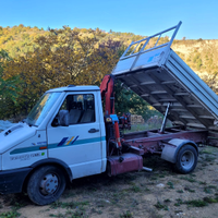 Iveco daily 35.12 ribaltabile e gru