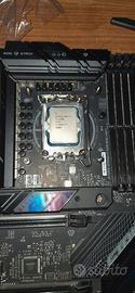 scheda madre + cpu + dissipatore liquido