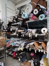 lotto in stock di vari tessuti  