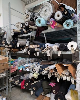 lotto in stock di vari tessuti  