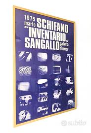 Mostra Mario Schifano 1975 - Grafica Vintage