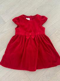 Vestito bimba rosso