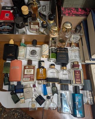 bottiglie vuote di profumo vintage da collezione 