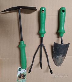 Set 3 attrezzi da giardinaggio 