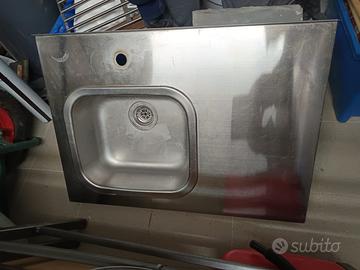 Lavandino in acciaio inox