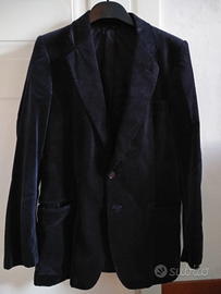 Giacca da uomo in velluto nero