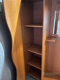 Mobile per corridoio con piccolo specchio 