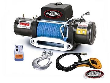 Verricello nsf 12000 lb 12v cavo dyneema