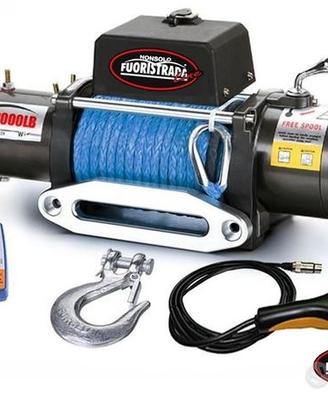 Verricello nsf 12000 lb 12v cavo dyneema