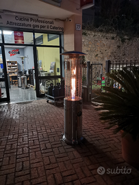 Stufa a gas 'fungo' per esterni
