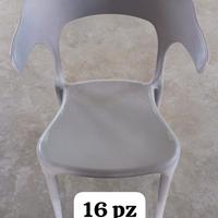 sedia in plastica dura