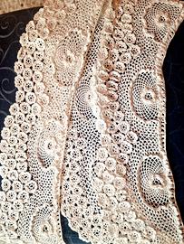 Rivestimento per cesto per bambini in uncinetto