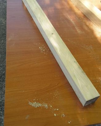 4 Morali in Legno 80 cm (sez. circa 5,5 x 5,5 cm)