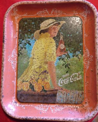 Due vassoi coca cola da collezione