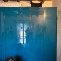 ante armadio Pax Ikea colore petrolio