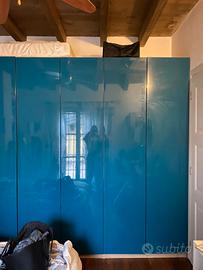 ante armadio Pax Ikea colore petrolio