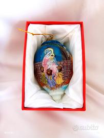 sfera pallina vetro natalizia docorazioni