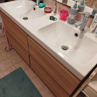 Mobile bagno sospeso 2 lavandini