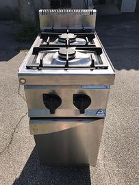Cucina gas professionale Berto’s G7F2ME 2 fuochi