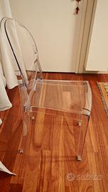 4 sedie Kartell Vittoria Ghost