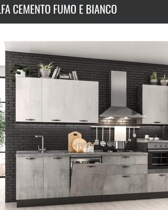 cucina alfa 3,60m con aggiunta di 30cm